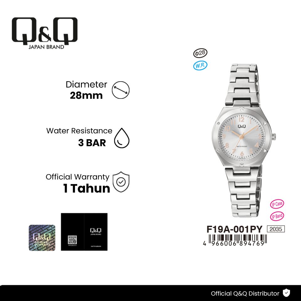 Q&Q F19A001PY Jam Tangan Wanita