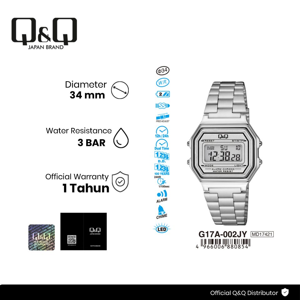 Q&Q G17A002JY Jam Tangan Pria