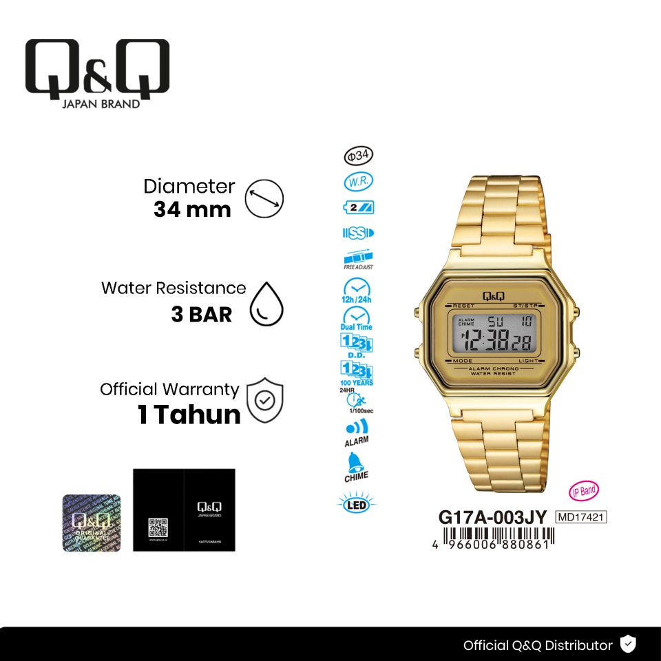 Q&Q G17A001JY Jam Tangan Pria