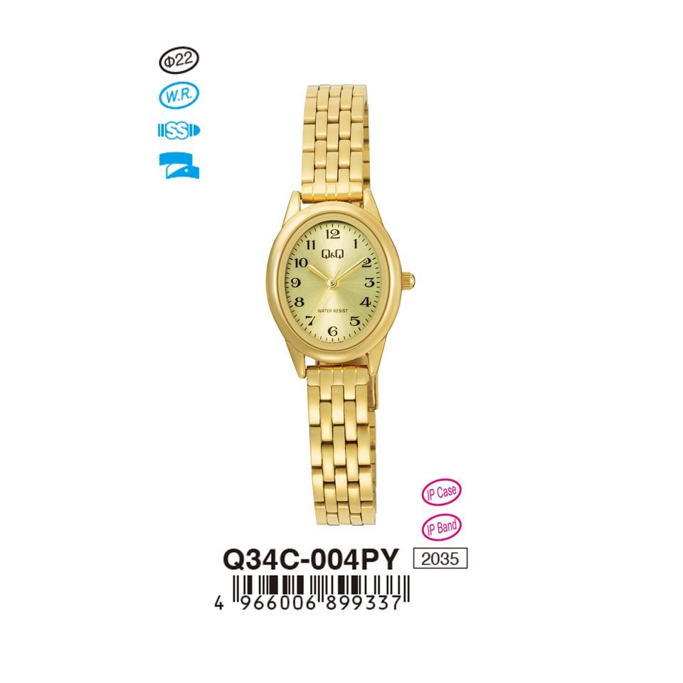 Q&Q Q34C004PY Jam Tangan Wanita