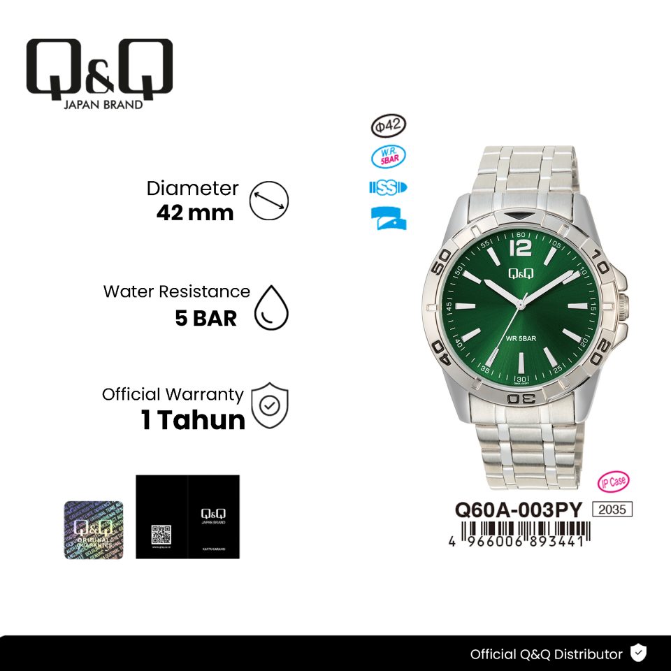 Q&Q Q60A003PY Jam Tangan Pria