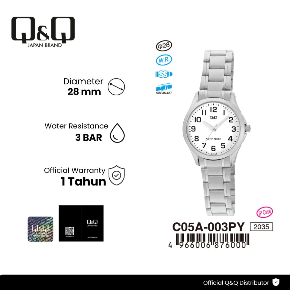 Q&Q C05A003PY Jam Tangan Wanita