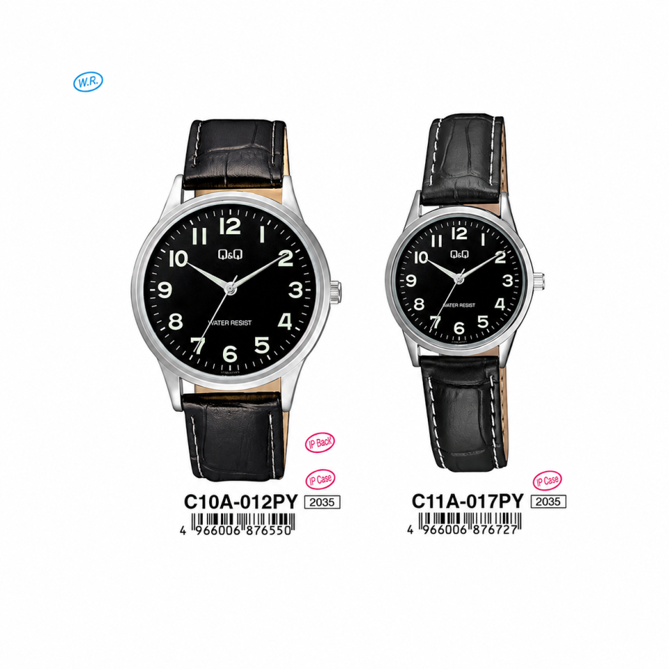 Q&Q C10A012PY - C11AA017PY Jam Tangan Couple
