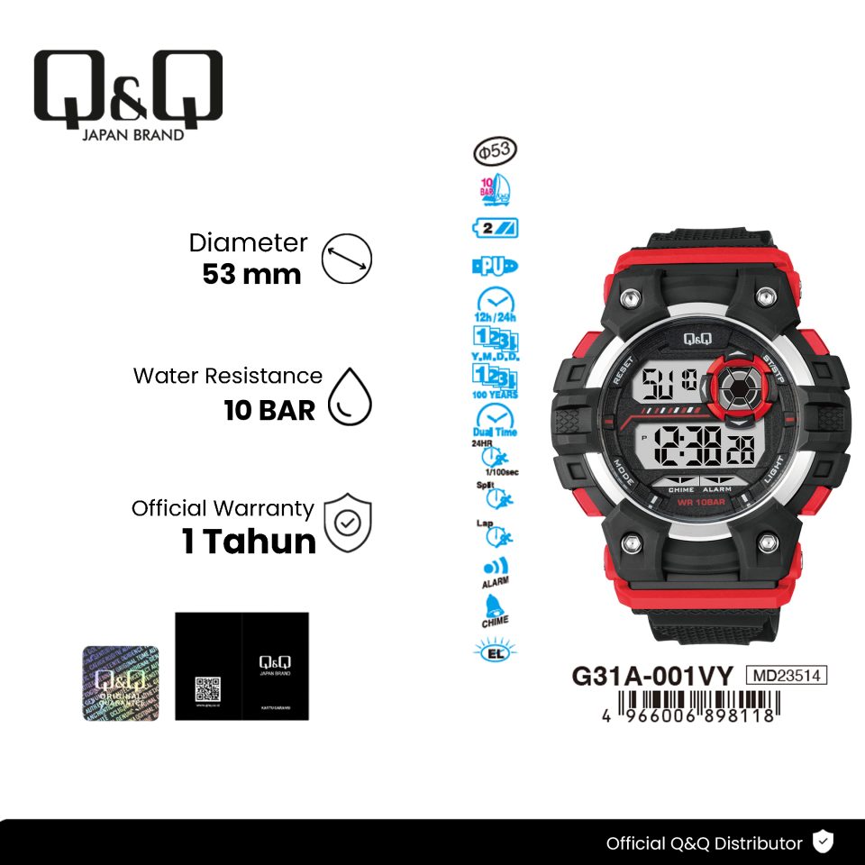 Q&Q G31A001VY Jam Tangan Pria