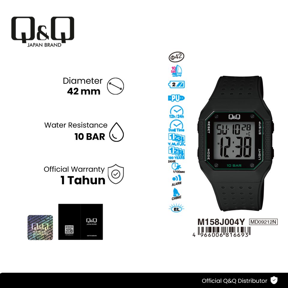 Q&Q M158J004Y Jam Tangan Pria