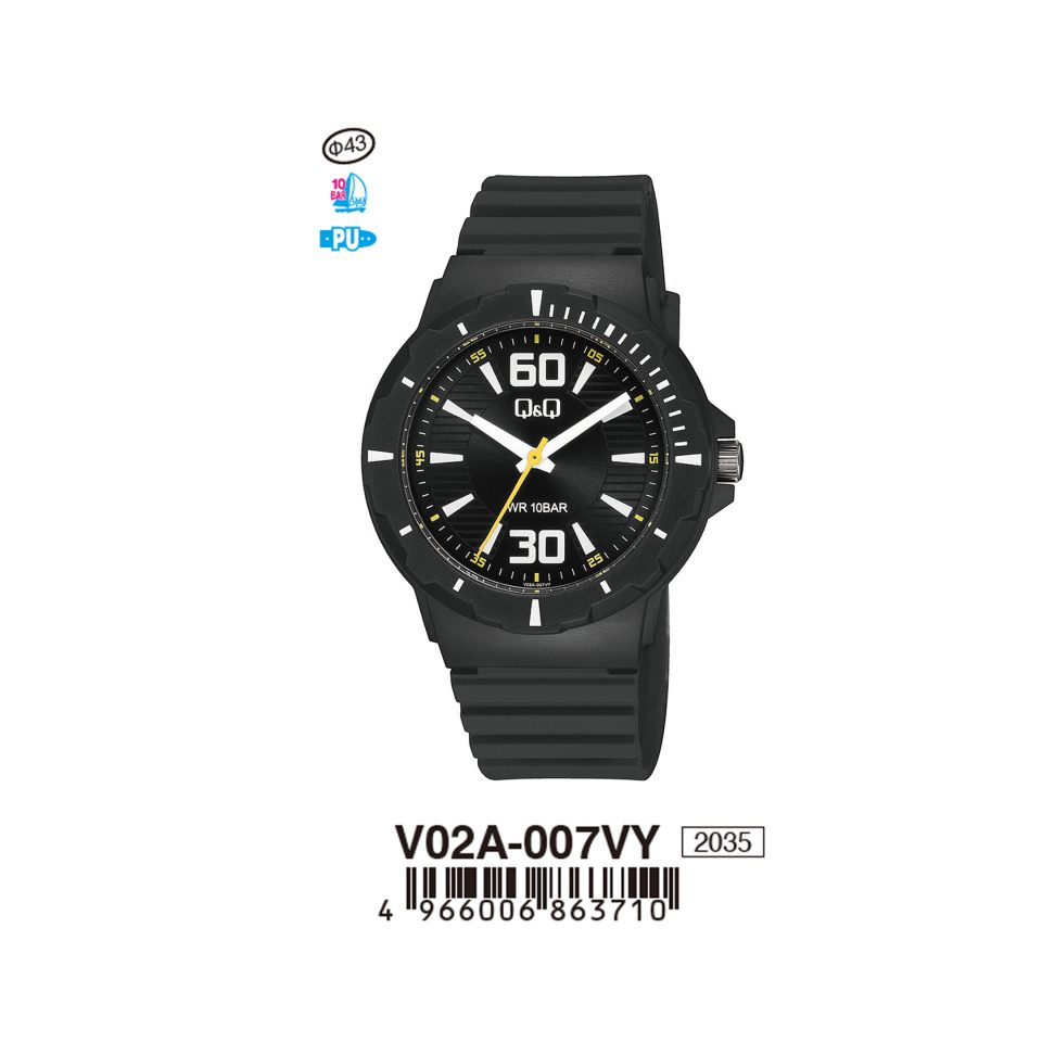 Q&Q V02A007VY Jam Tangan Pria dan Wanita