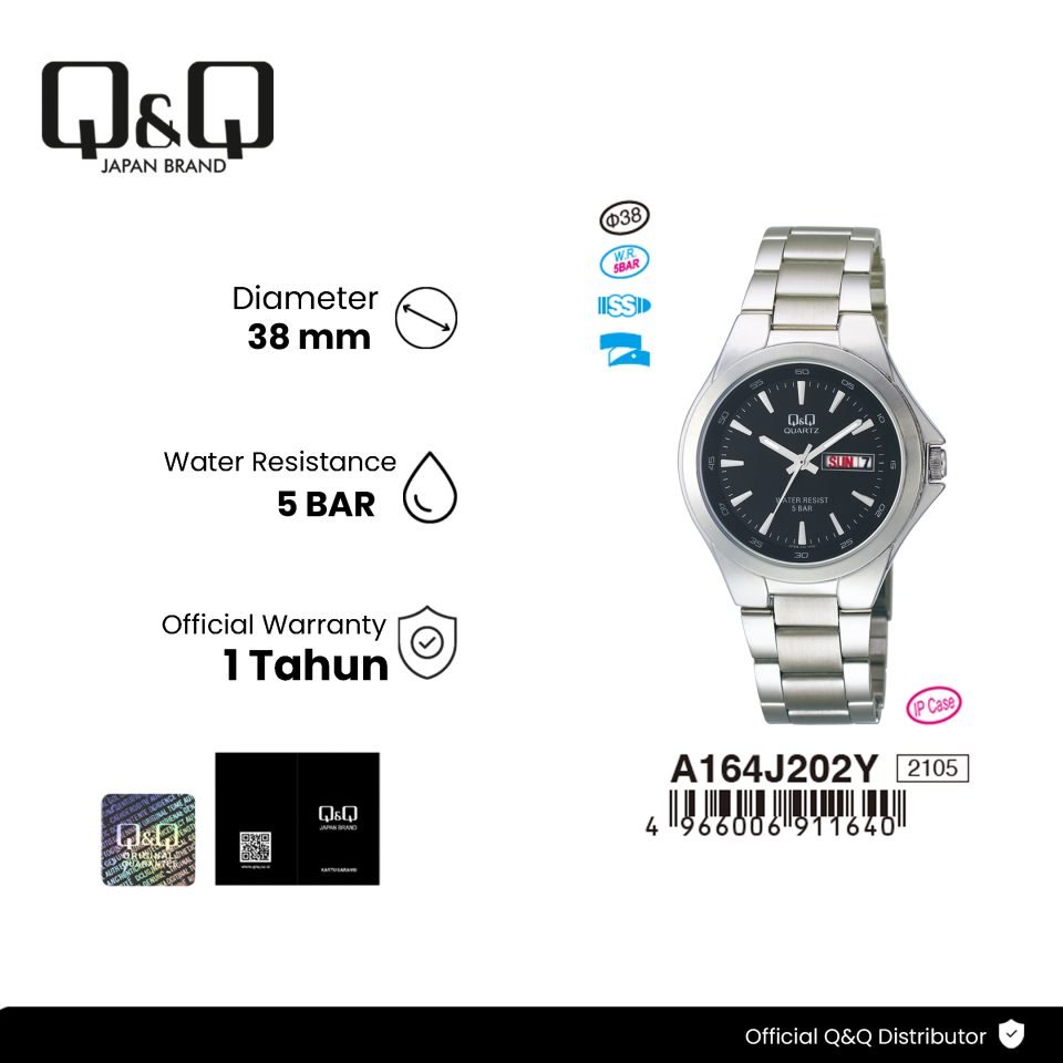 Q&Q A164J202Y Jam Tangan Pria