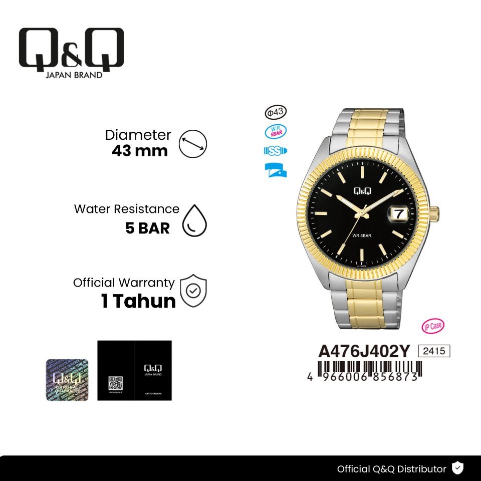 Q&Q A476-402Y Jam Tangan Pria