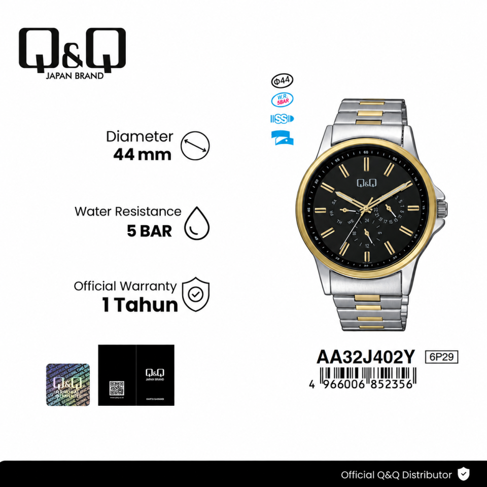 Q&Q AA32-402Y Jam Tangan Pria