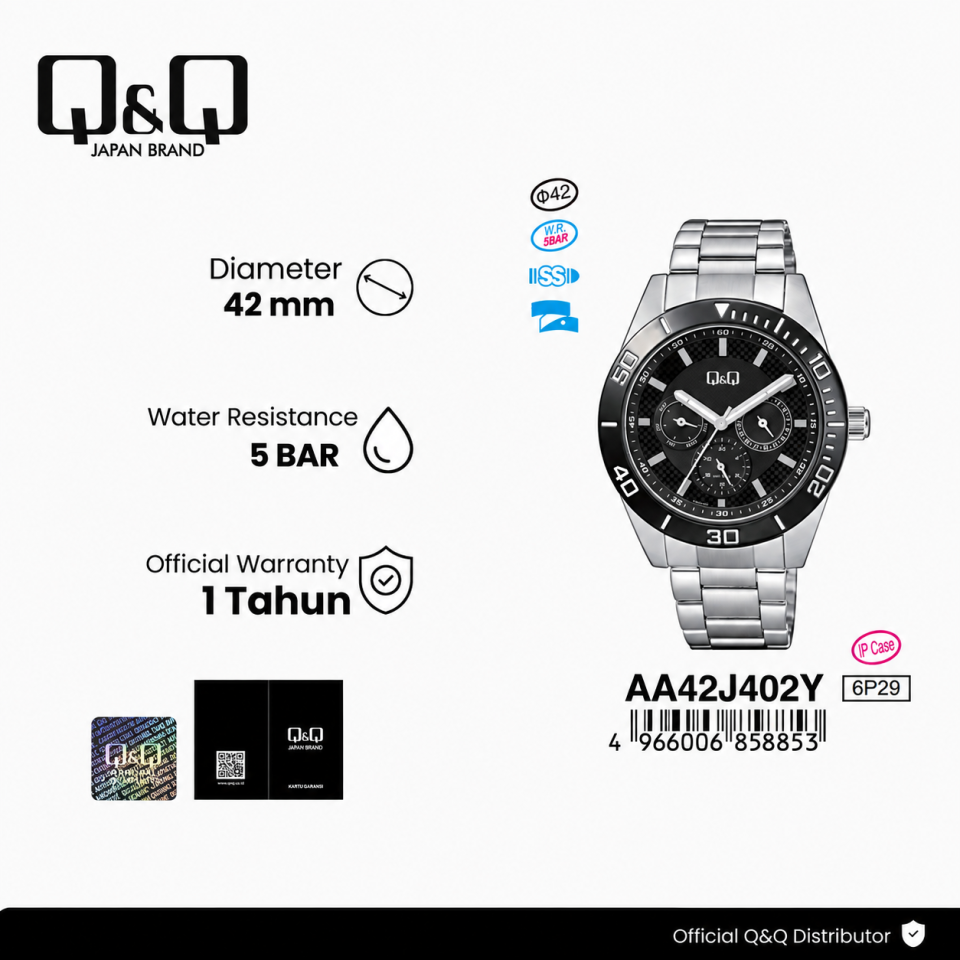 Q&Q AA42-402Y Jam Tangan Pria