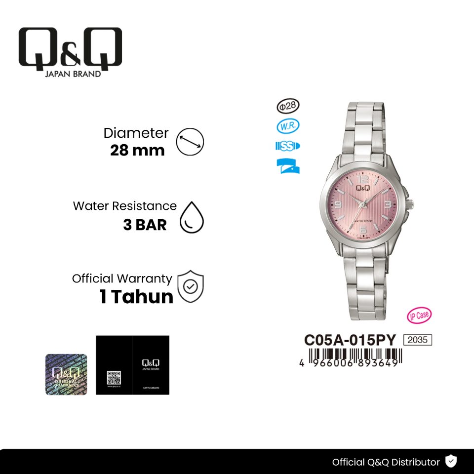 Q&Q C05A015PY Jam Tangan Wanita