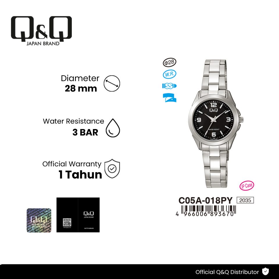 Q&Q C05A018PY Jam Tangan Wanita