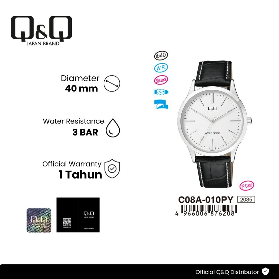 Q&Q C08A010PY Jam Tangan Pria