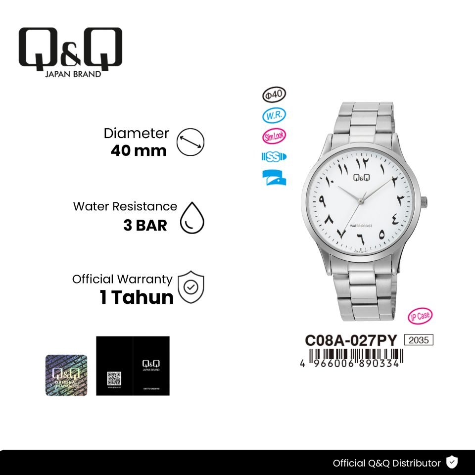 Q&Q C08A027PY Jam Tangan Pria