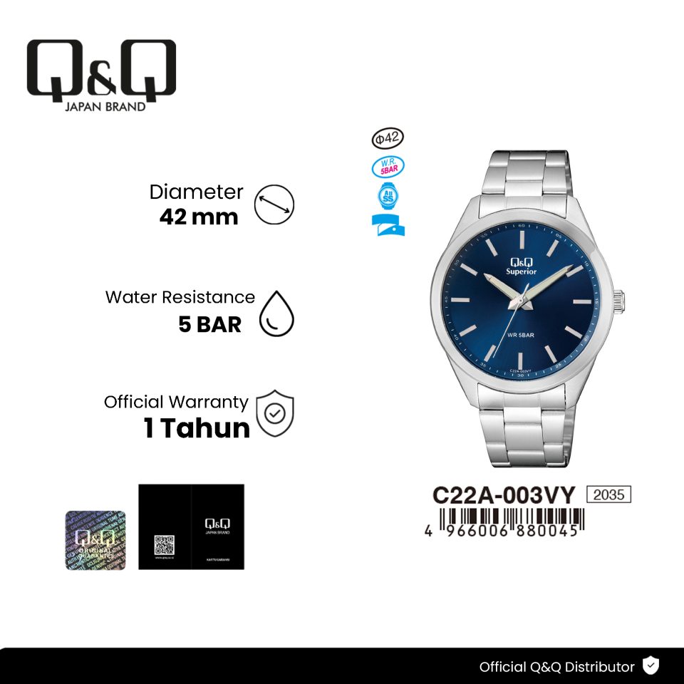Q&Q C22A003PY Jam Tangan Pria