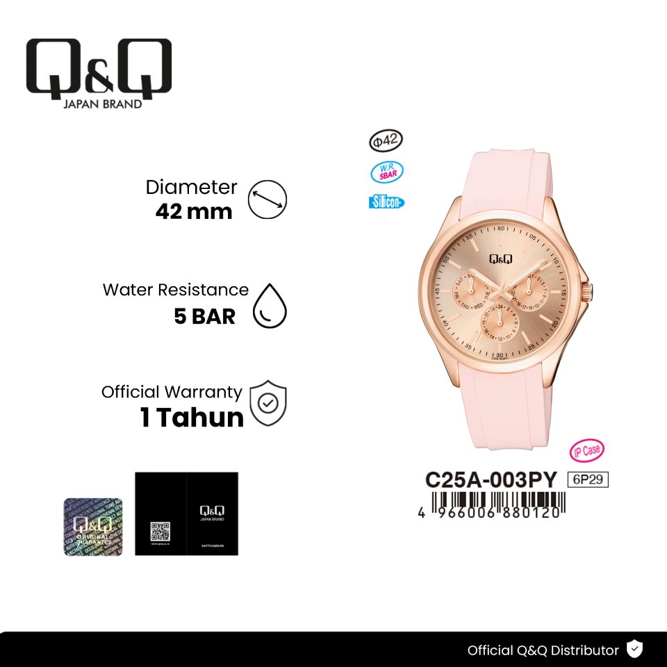 Q&Q C25A003PY Jam Tangan Wanita