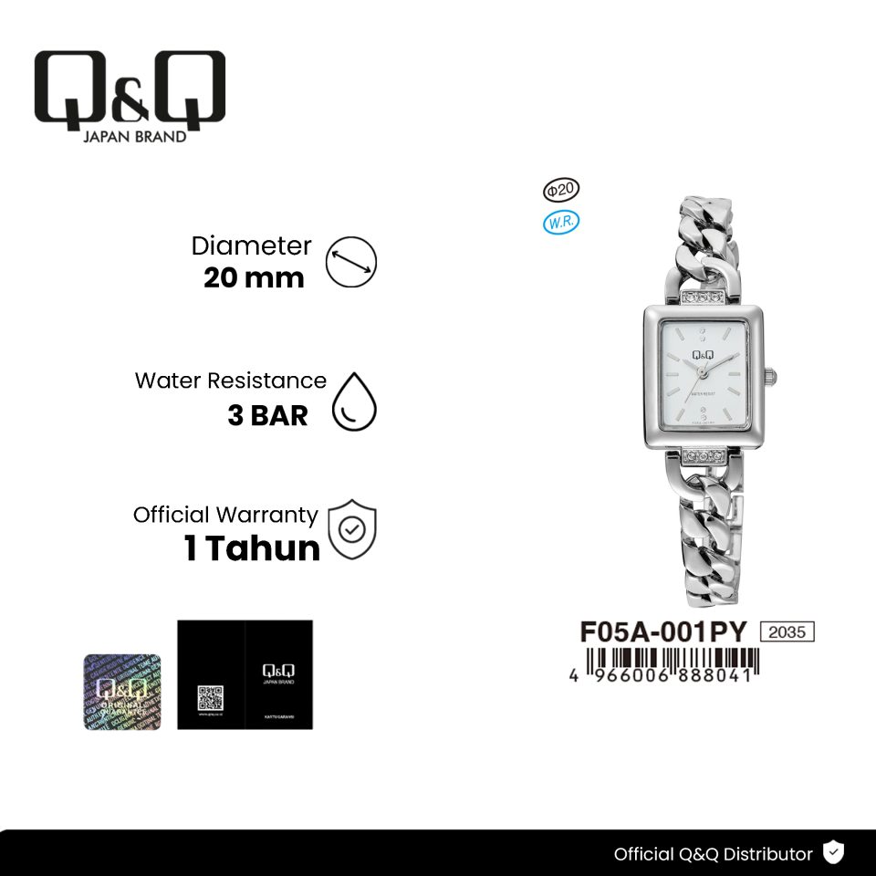 Q&Q F05A-001PY Jam Tangan Wanita