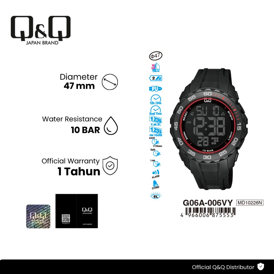 Q&Q G06A006VY Jam Tangan Pria