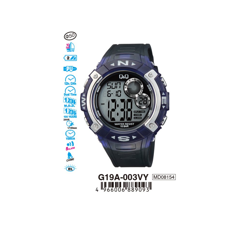 Q&Q G19A003VY Jam Tangan Pria