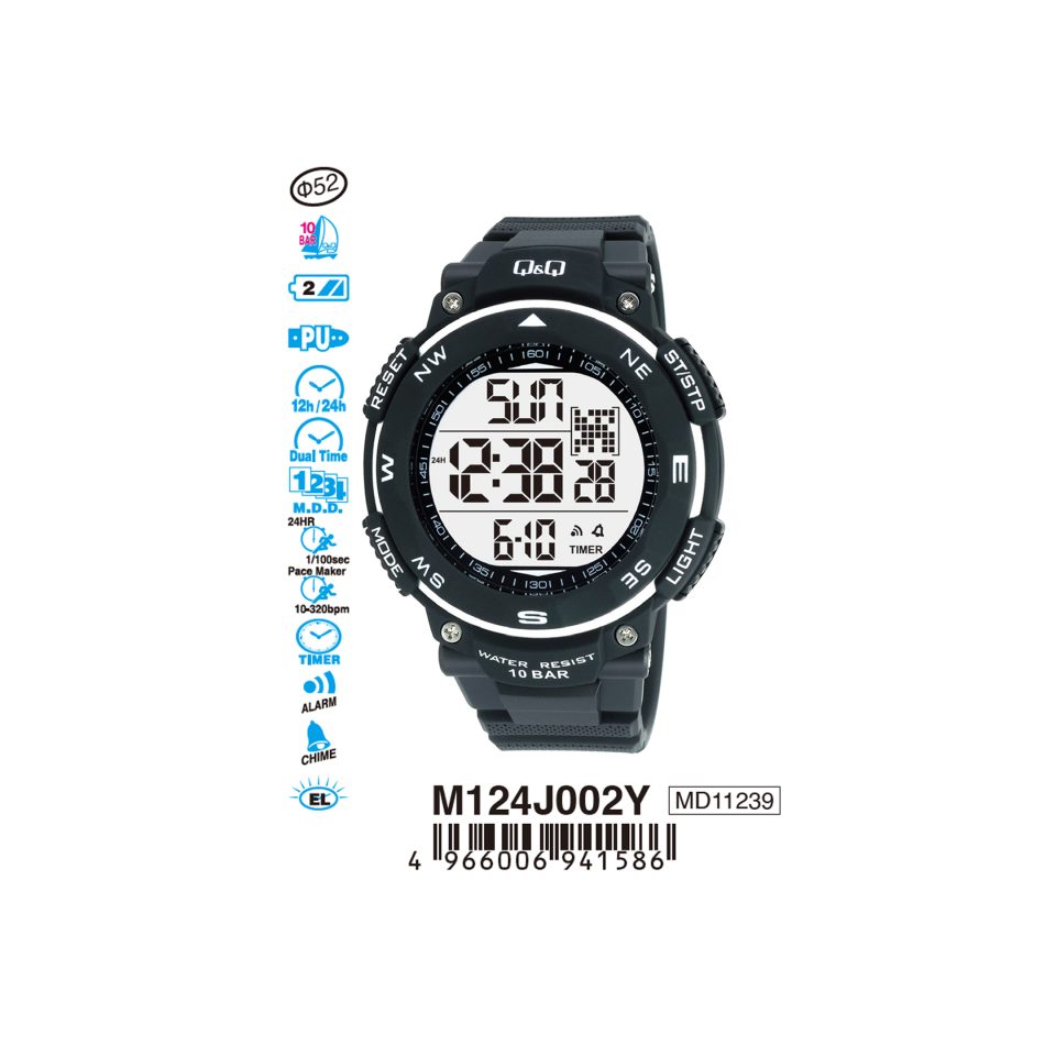 Q&Q M124J002Y Jam Tangan Pria