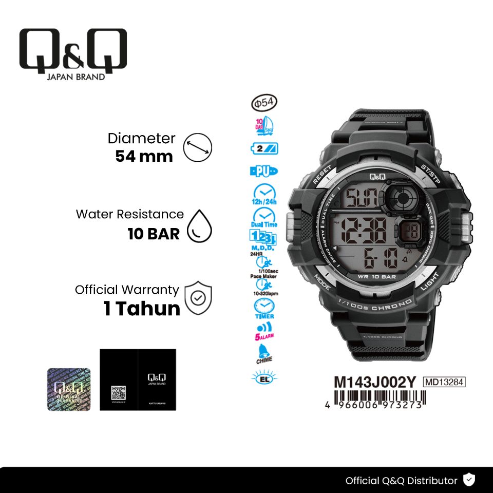 Q&Q M143J002Y Jam Tangan Pria