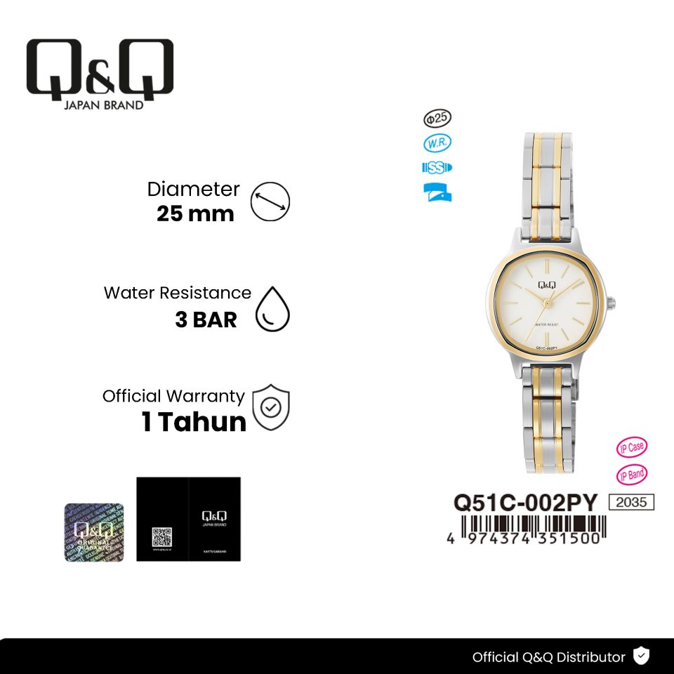 Q&Q Q51C002PY Jam Tangan Wanita