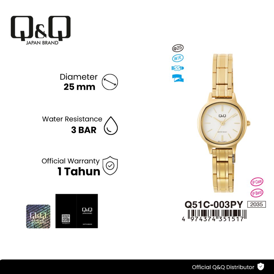Q&Q Q51C003PY Jam Tangan Wanita