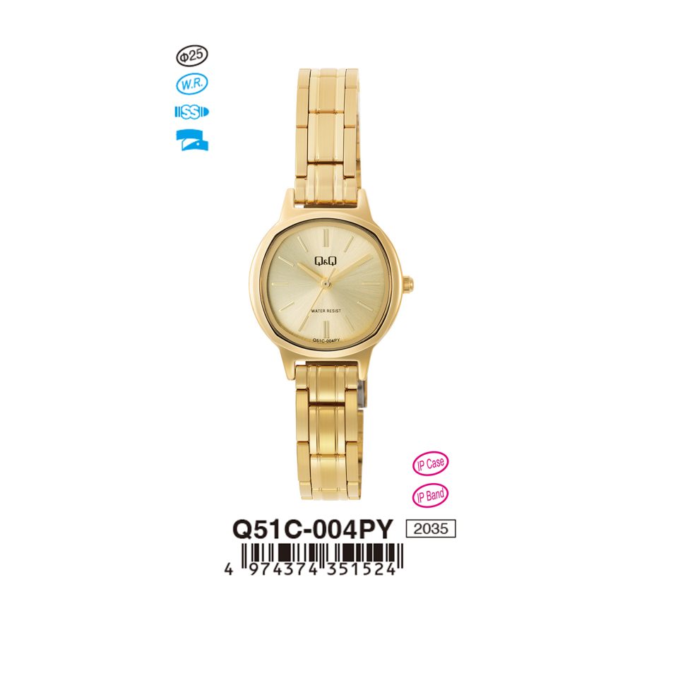 Q&Q Q51C004PY Jam Tangan Wanita