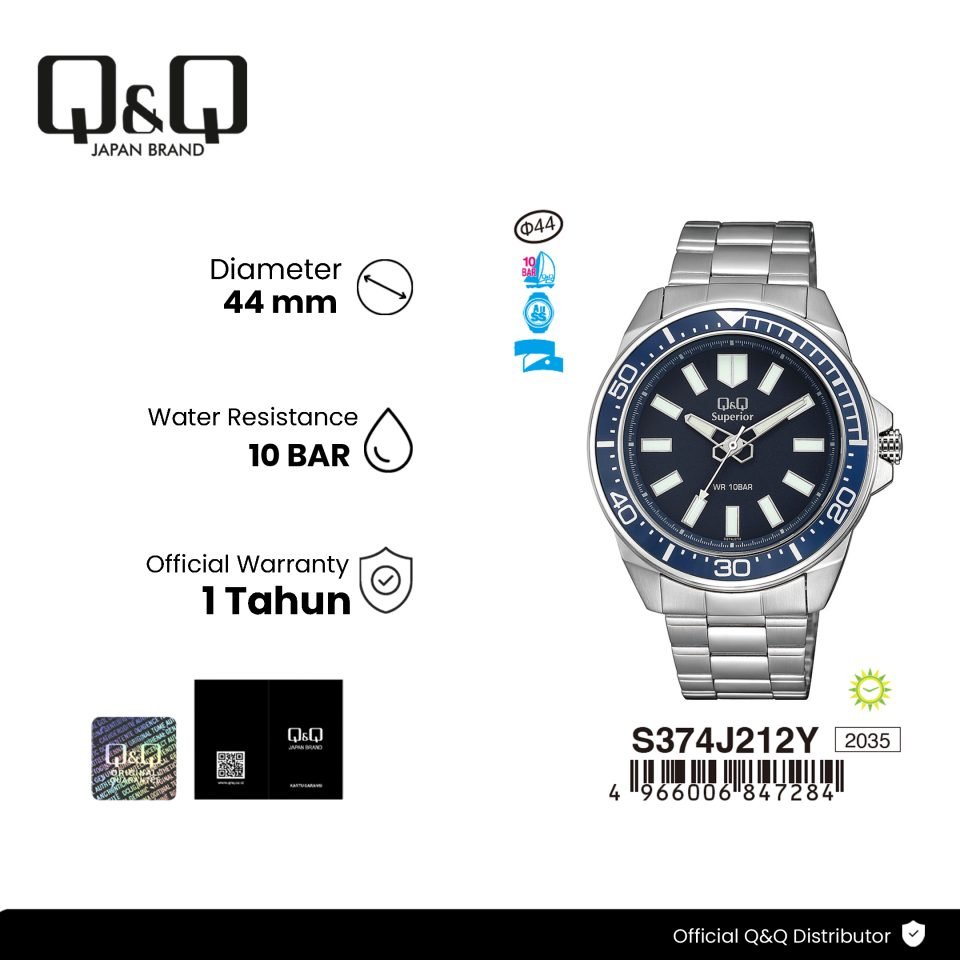 Q&Q S374J212Y Jam Tangan Pria